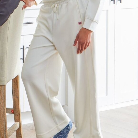 Simply Southern Modal Knit Sloan Pants for Women in Off White ~ XL ~ NWT - Picture 1 of 7